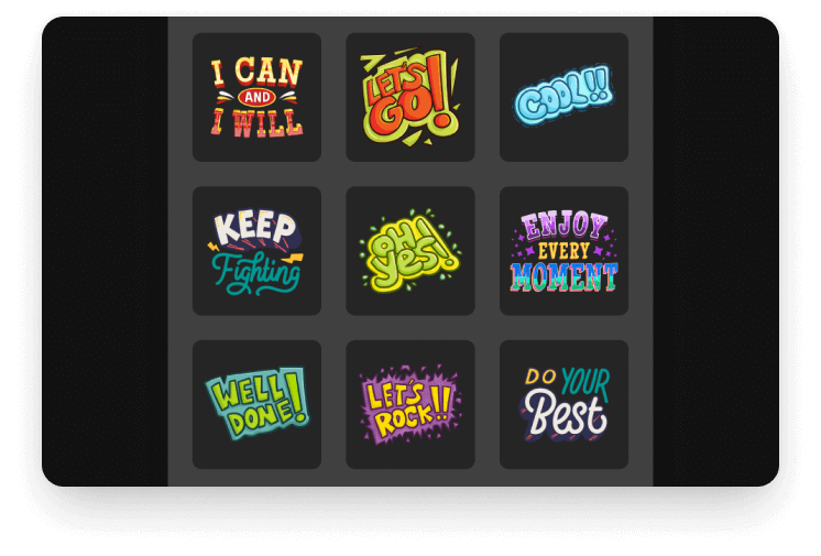 Expressive Stickers with CMS