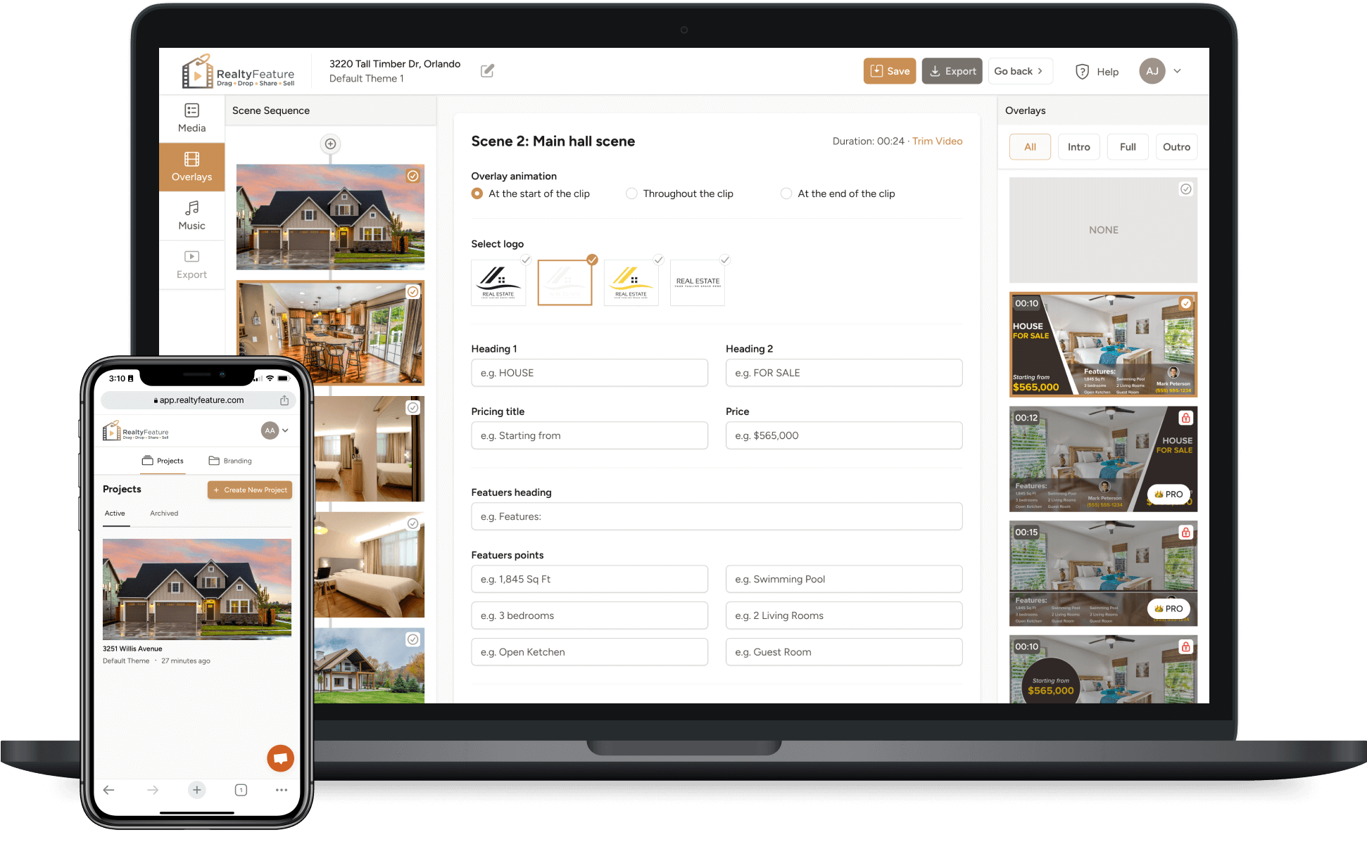 Realty Feature Application