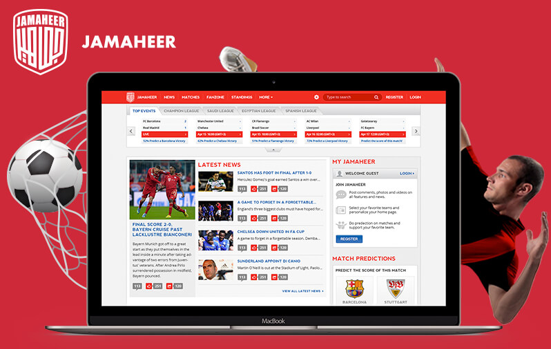 Jamaheer Sports Portal