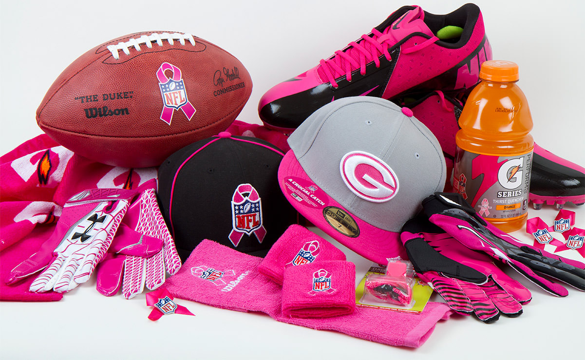 nfl breast cancer awareness gear