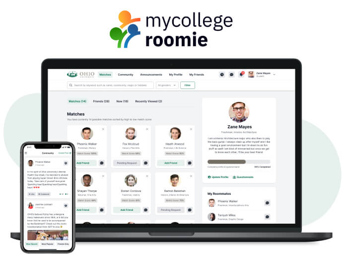 My College Roomie - Roommate Matching Platform