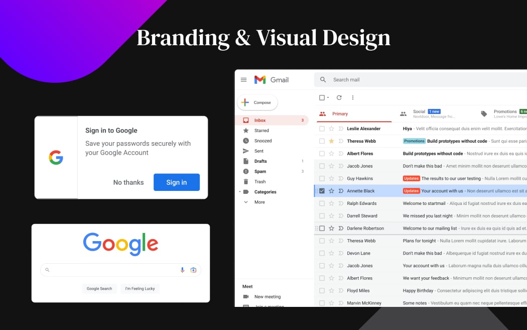 Branding and Visual Design Example