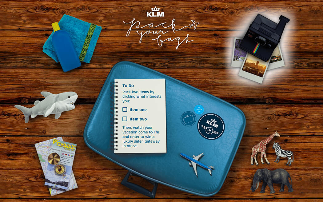 KLM - Pack Your Bags